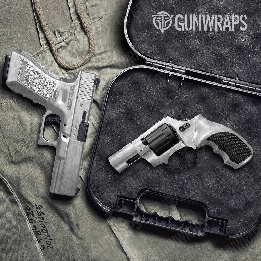 Pistol & Revolver Classic Elite White Camo Gun Skin Vinyl Wrap Online Hot Sale