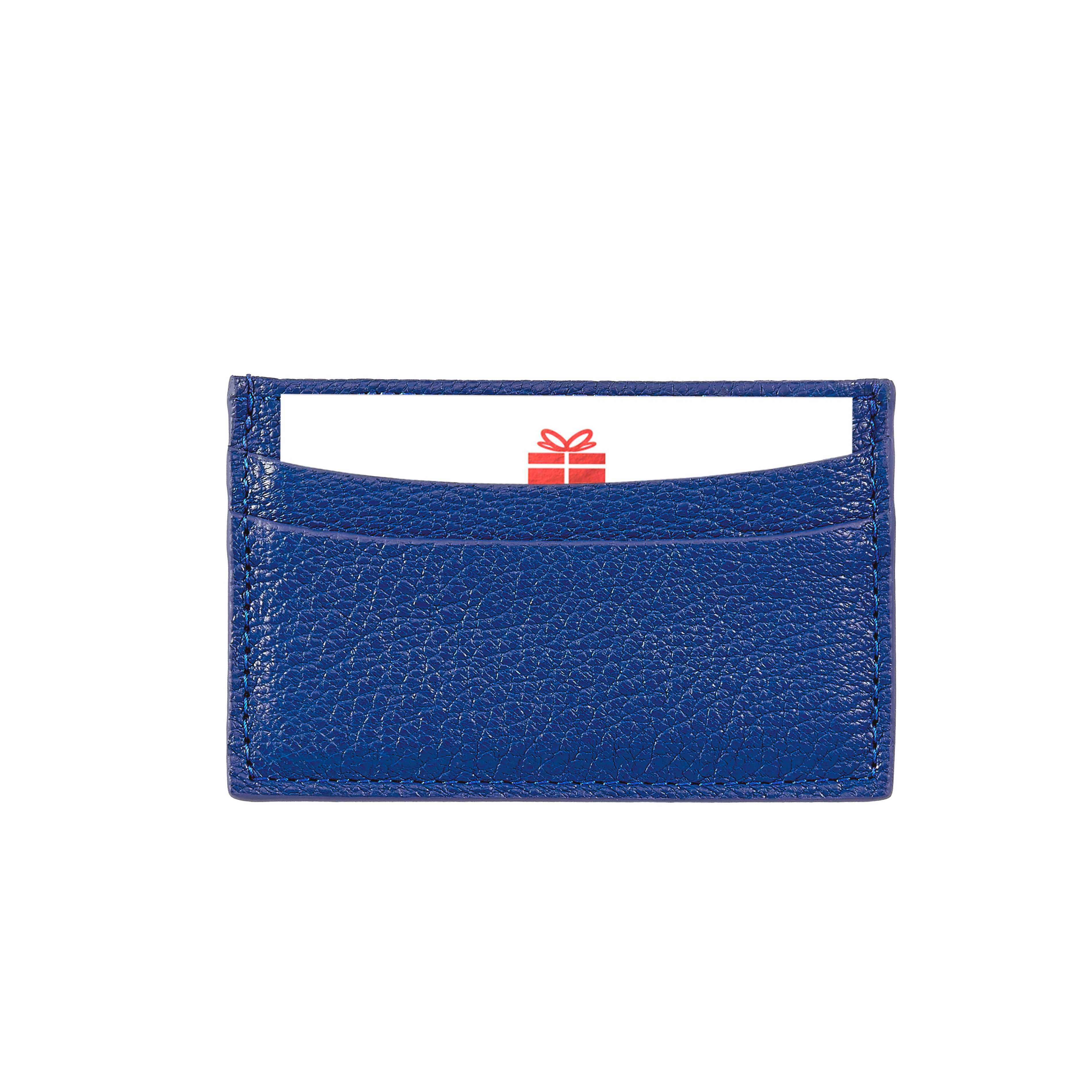Gift Card with Personalized Leather Card Case