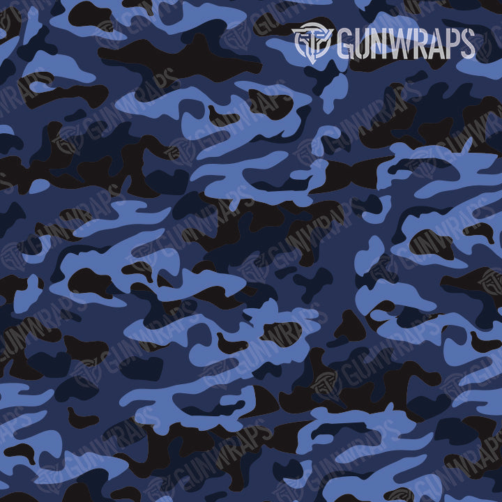 Pistol & Revolver Classic Blue Midnight Camo Gun Skin Vinyl Wrap Supply
