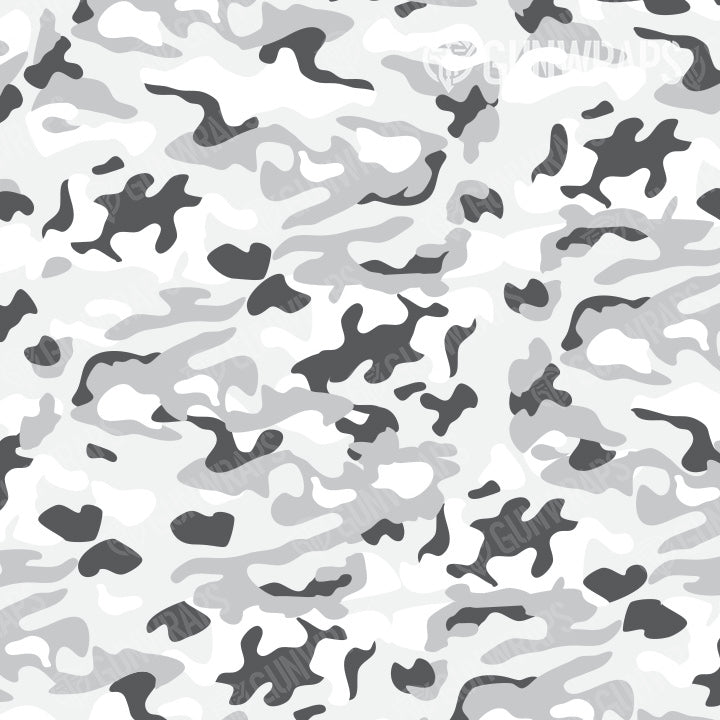 Pistol & Revolver Classic Snow Camo Gun Skin Vinyl Wrap