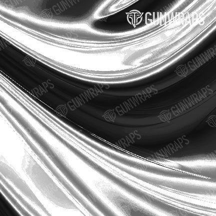 Pistol & Revolver Chrome Silver Gun Skin Vinyl Wrap Supply