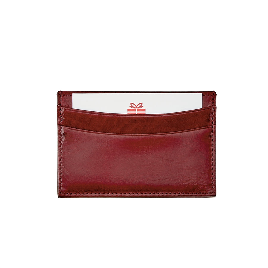 Gift Card with Personalized Leather Card Case Online Hot Sale
