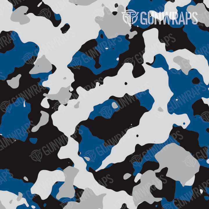 Pistol & Revolver Cumulus Blue Tiger Camo Gun Skin Vinyl Wrap