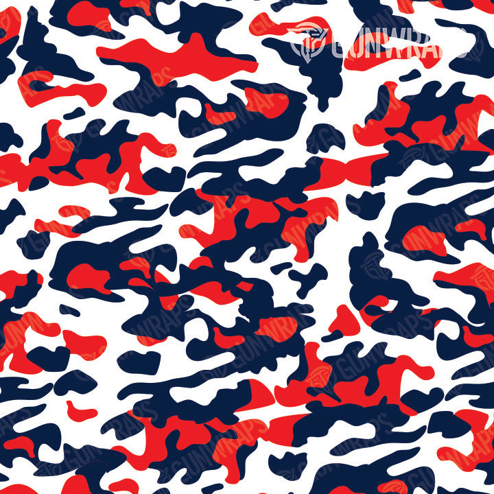 Pistol & Revolver Classic America Camo Gun Skin Vinyl Wrap