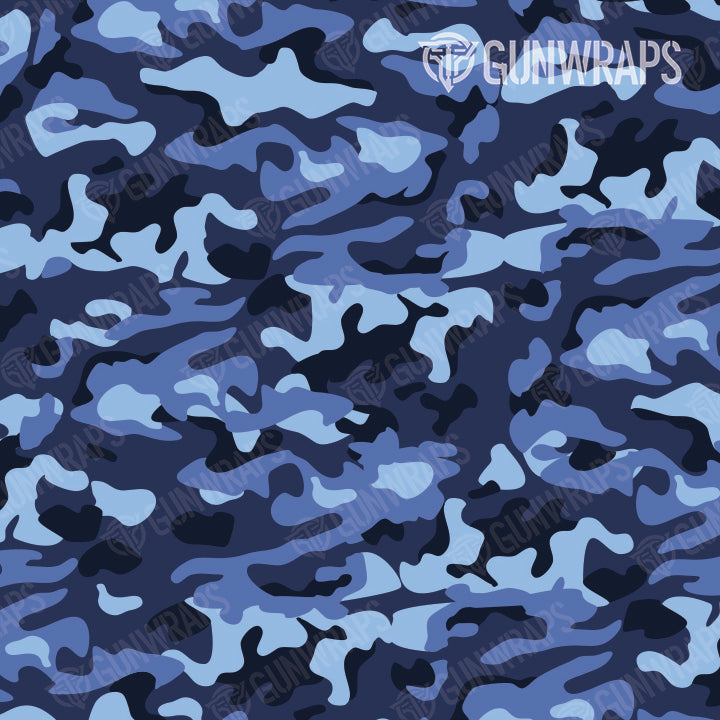 Pistol & Revolver Classic Blue Urban Night Camo Gun Skin Vinyl Wrap