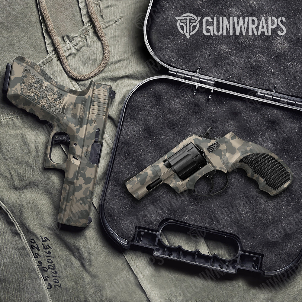 Pistol & Revolver Cumulus Army Camo Gun Skin Vinyl Wrap
