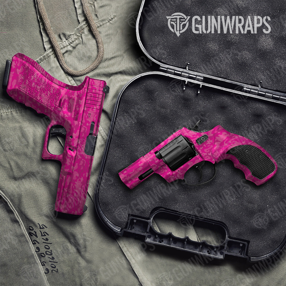 Pistol & Revolver Classic Elite Magenta Camo Gun Skin Vinyl Wrap Online