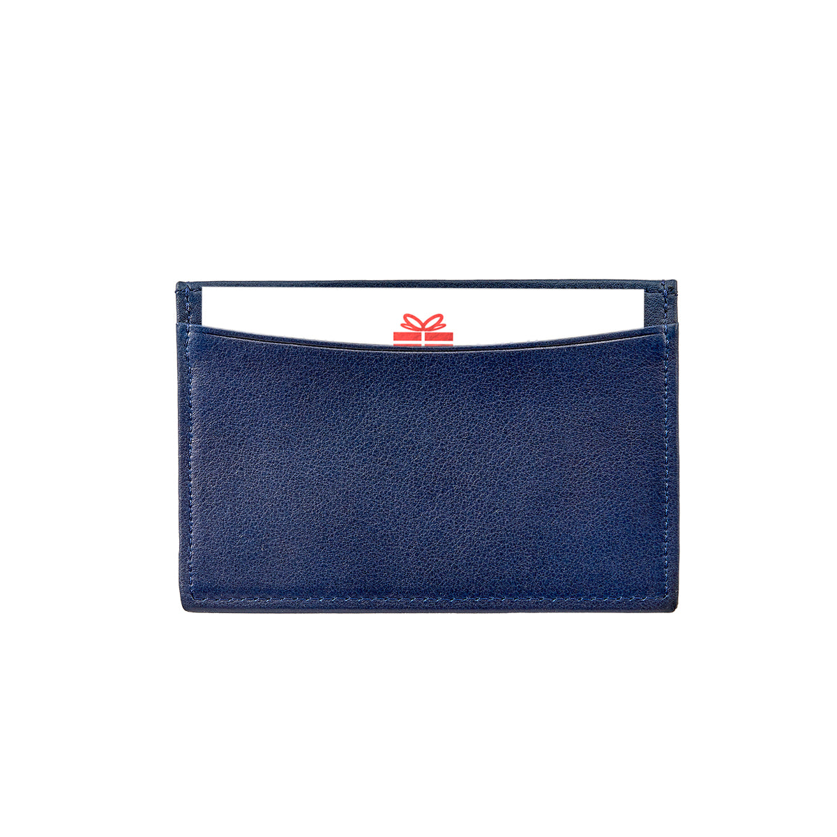Gift Card with Personalized Leather Card Case Discount