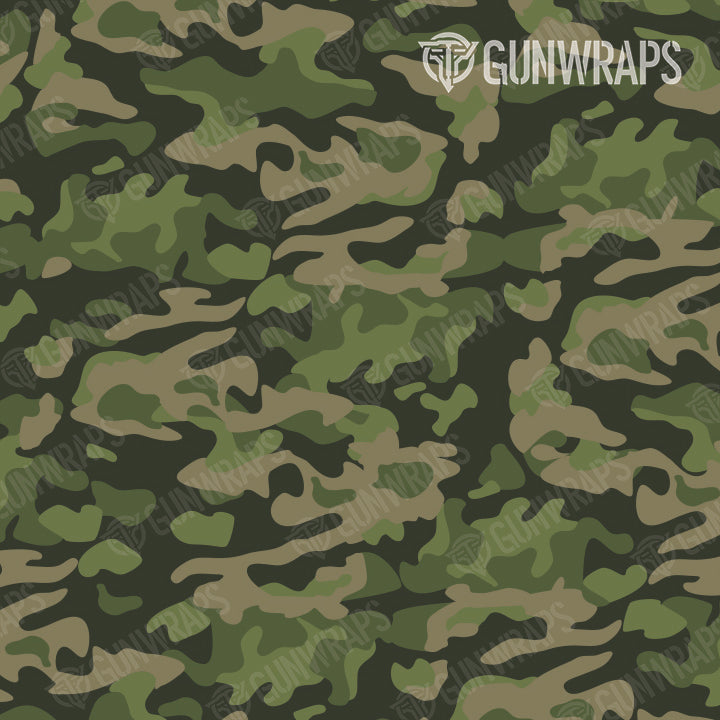 Pistol & Revolver Classic Army Green Camo Gun Skin Vinyl Wrap
