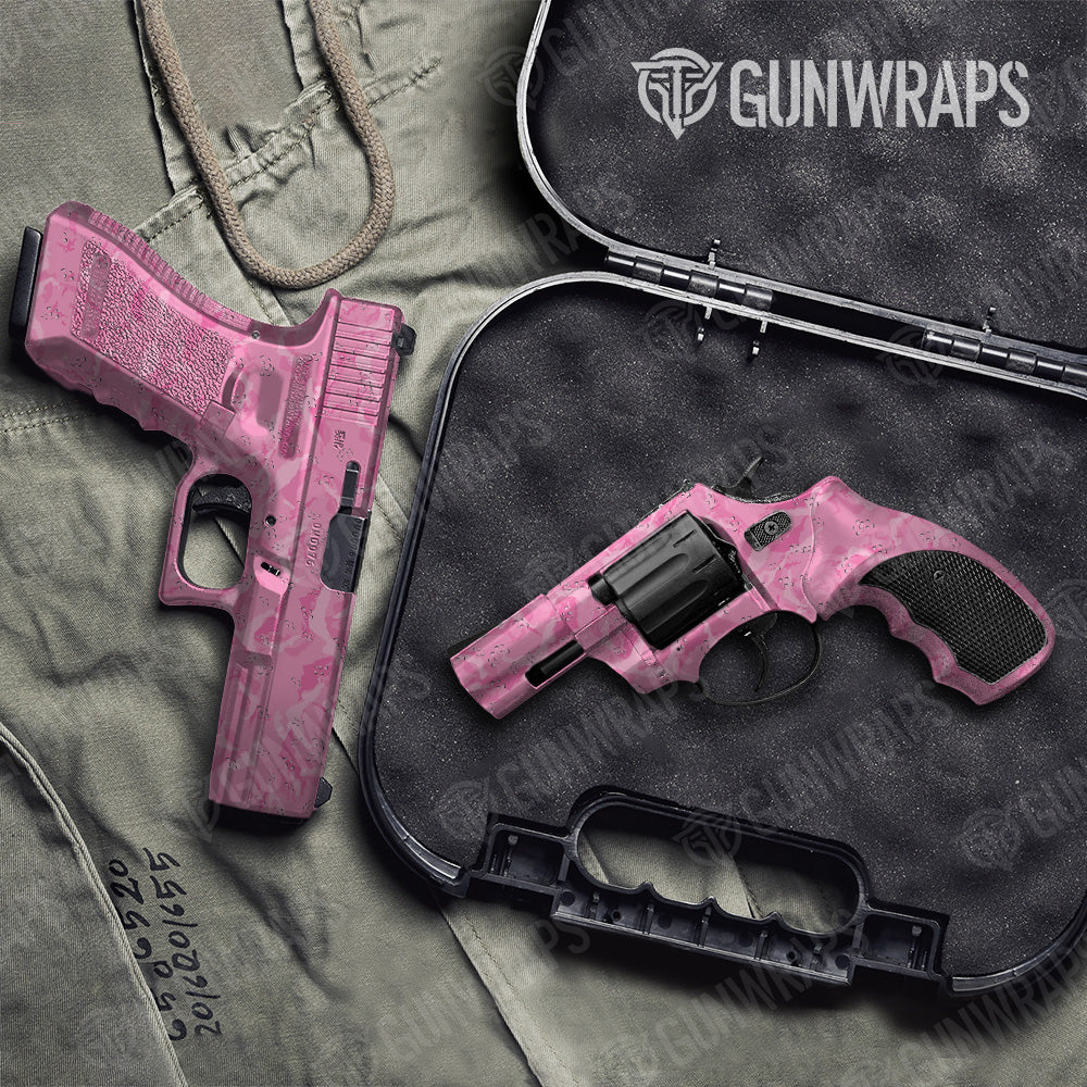 Pistol & Revolver Battle Storm Elite Pink Camo Gun Skin Vinyl Wrap