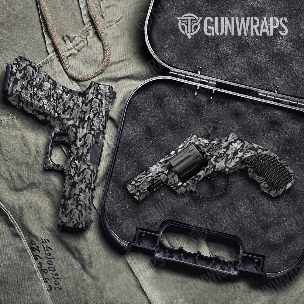 Pistol & Revolver Classic Urban Night Camo Gun Skin Vinyl Wrap Sale
