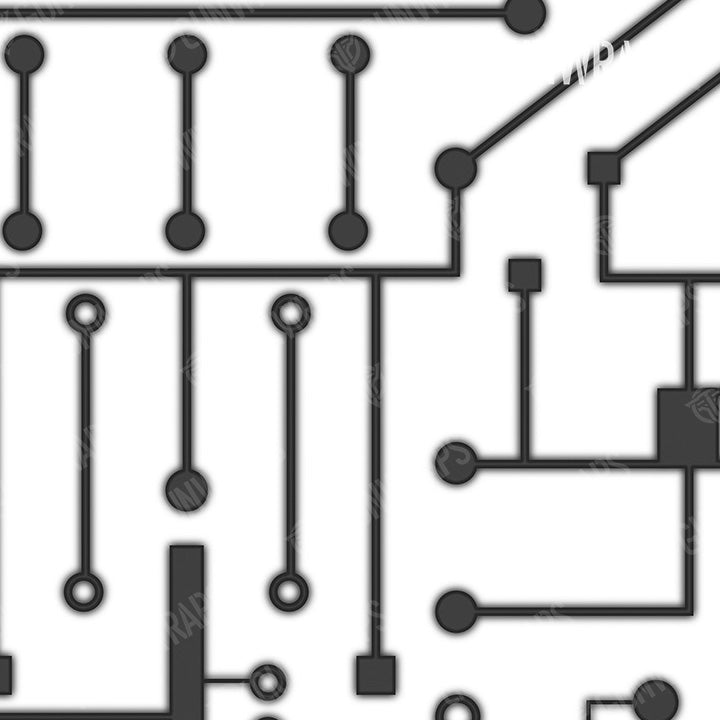 Pistol & Revolver Circuit Board Black Gun Skin Vinyl Wrap Discount