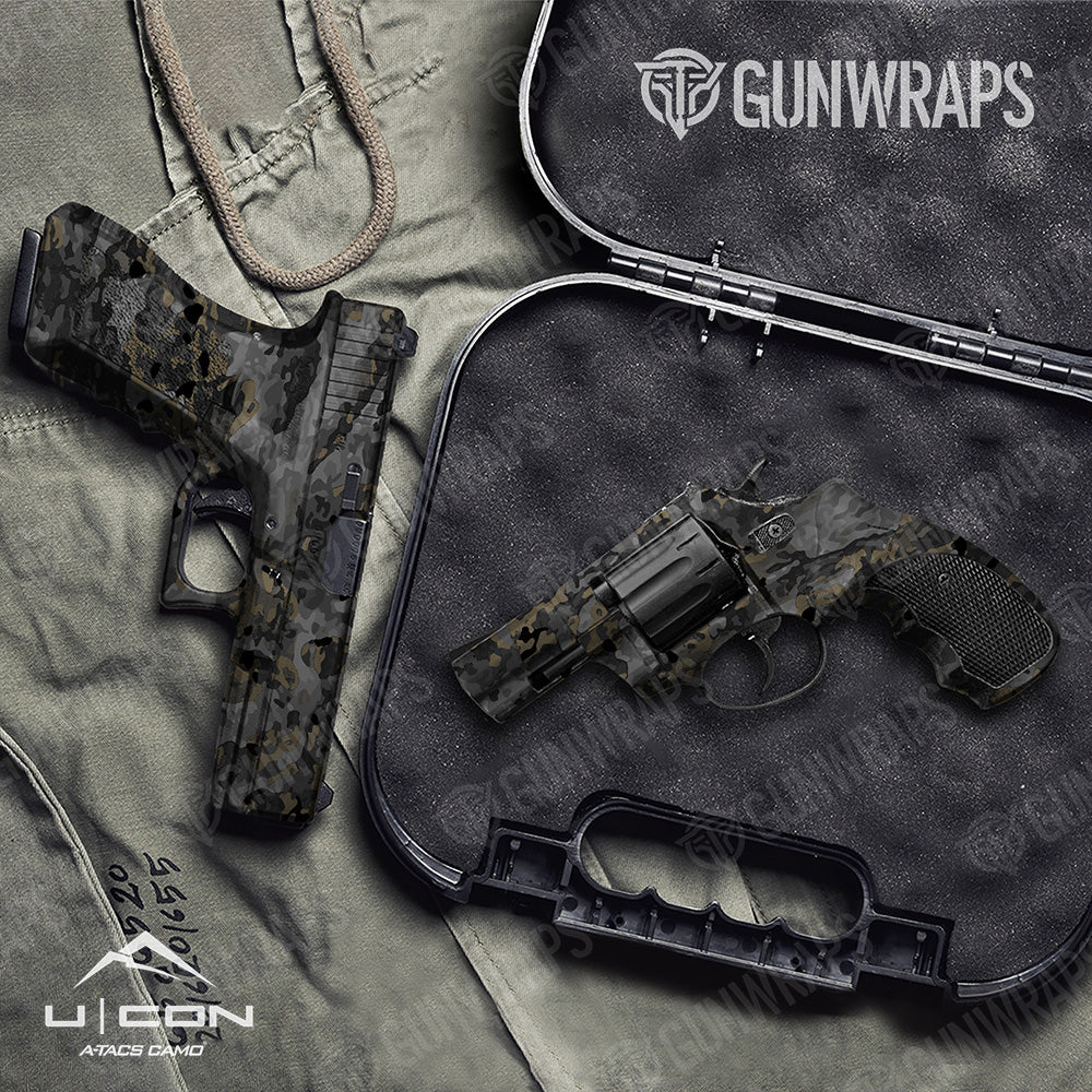 Pistol & Revolver A-TACS U|CON Stealth Camo Gun Skin Vinyl Wrap Film Discount