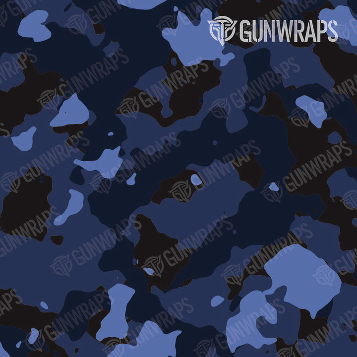 Pistol & Revolver Cumulus Blue Midnight Camo Gun Skin Vinyl Wrap
