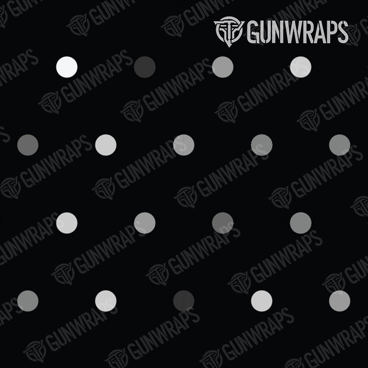 Pistol & Revolver Dotted Grayscale Gun Skin Vinyl Wrap