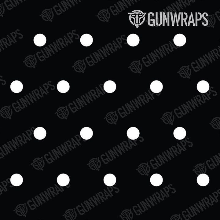 Pistol & Revolver Dotted Black Gun Skin Vinyl Wrap