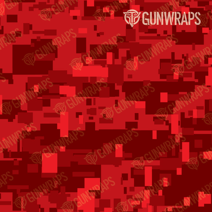 Pistol & Revolver Digital Elite Red Camo Gun Skin Vinyl Wrap Online