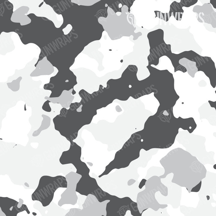 Pistol & Revolver Cumulus Snow Camo Gun Skin Vinyl Wrap