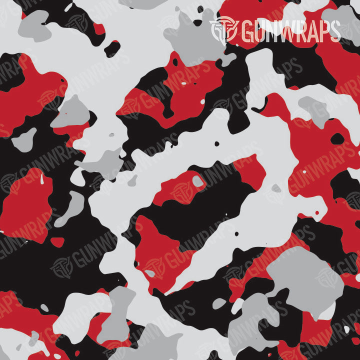 Pistol & Revolver Cumulus Red Tiger Camo Gun Skin Vinyl Wrap Supply