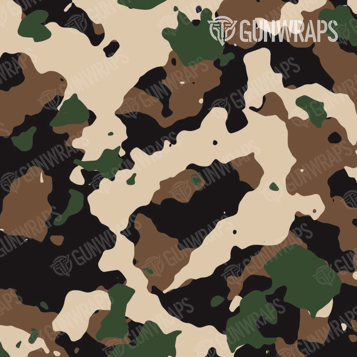 Pistol & Revolver Cumulus Woodland Camo Gun Skin Vinyl Wrap