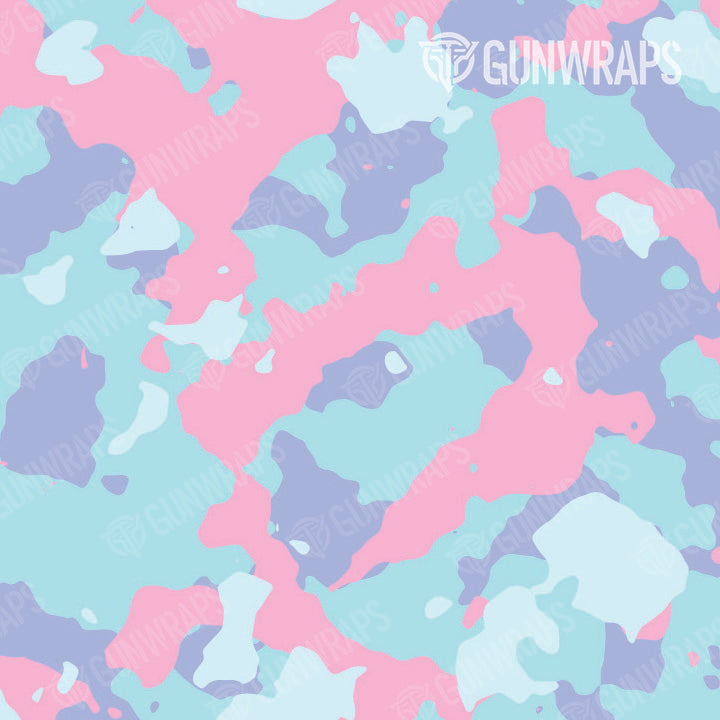 Pistol & Revolver Cumulus Cotton Candy Camo Gun Skin Vinyl Wrap