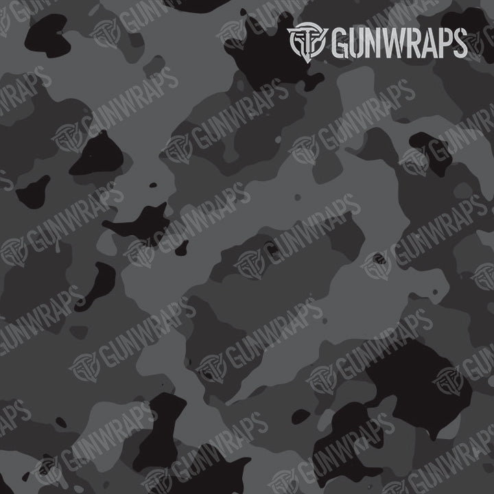 Pistol & Revolver Cumulus Elite Black Camo Gun Skin Vinyl Wrap