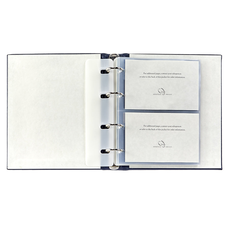 Medium 4-Ring Clear Pocket Album