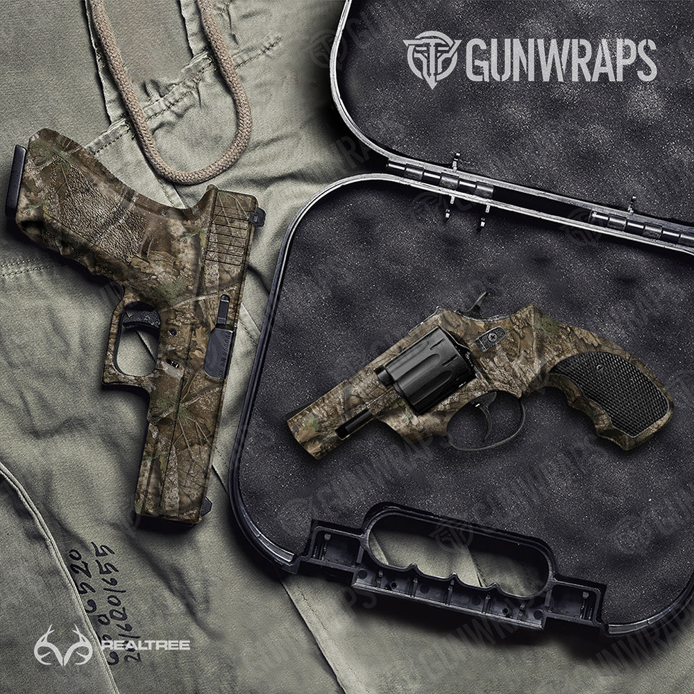 Pistol & Revolver Realtree APX Camo Gun Skin Vinyl Wrap Online now