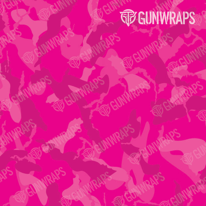 Pistol & Revolver Ragged Elite Magenta Camo Gun Skin Vinyl Wrap