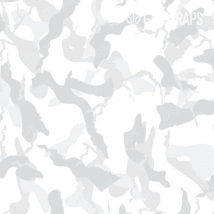 Pistol & Revolver Ragged Elite White Camo Gun Skin Vinyl Wrap