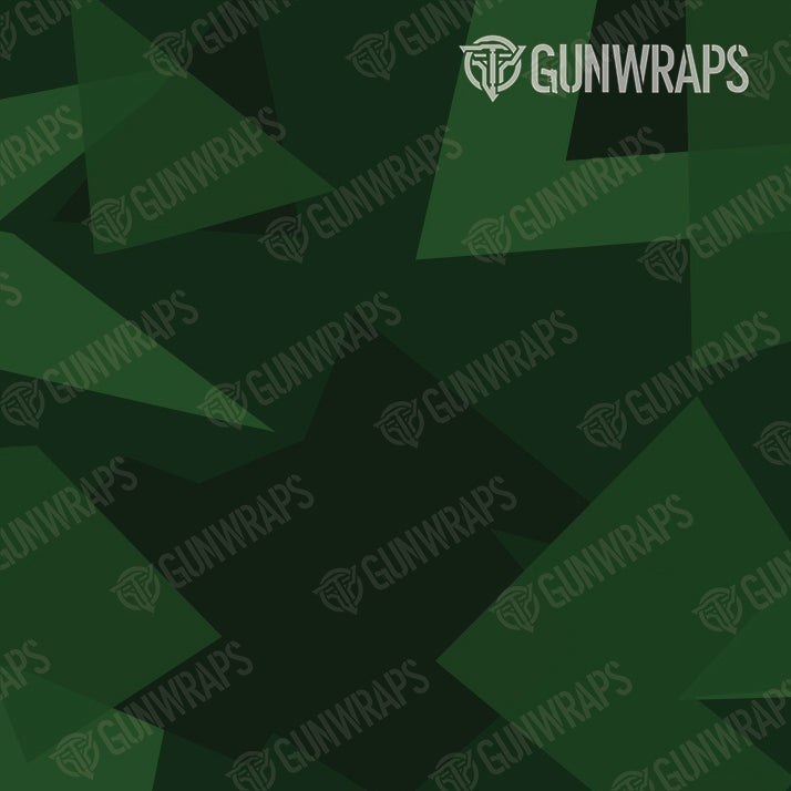 Pistol & Revolver Shattered Elite Green Camo Gun Skin Vinyl Wrap