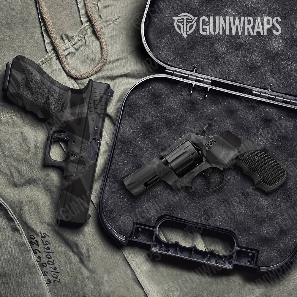 Pistol & Revolver Sharp Elite Black Camo Gun Skin Vinyl Wrap Online Sale
