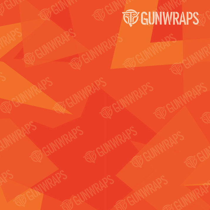 Pistol & Revolver Shattered Elite Orange Camo Gun Skin Vinyl Wrap