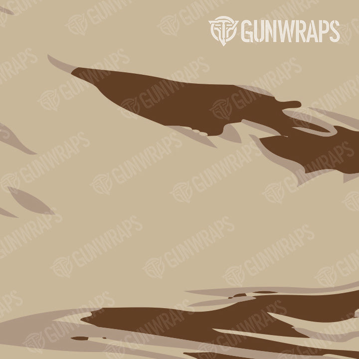 Pistol & Revolver Shredded Desert Camo Gun Skin Vinyl Wrap