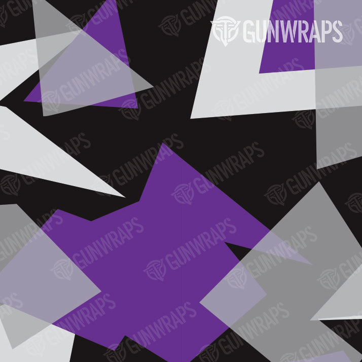 Pistol & Revolver Shattered Purple Tiger Camo Gun Skin Vinyl Wrap Sale