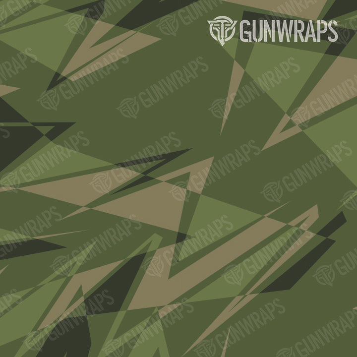 Pistol & Revolver Sharp Army Green Camo Gun Skin Vinyl Wrap