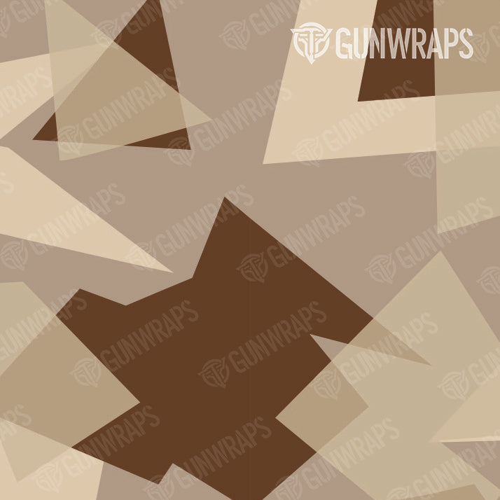 Pistol & Revolver Shattered Desert Camo Gun Skin Vinyl Wrap