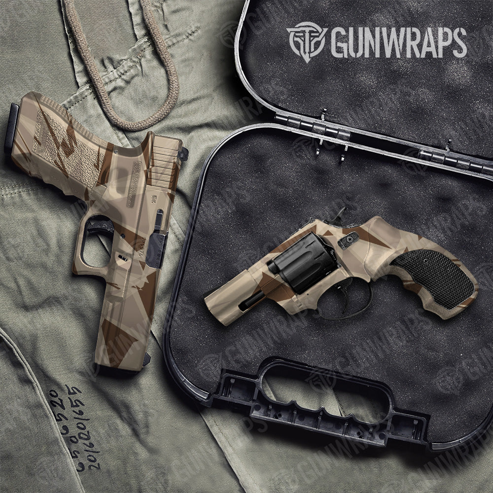 Pistol & Revolver Sharp Desert Camo Gun Skin Vinyl Wrap Online Hot Sale