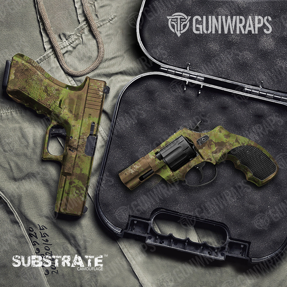 Pistol & Revolver Substrate Springfield Camo Gun Skin Vinyl Wrap Film Online