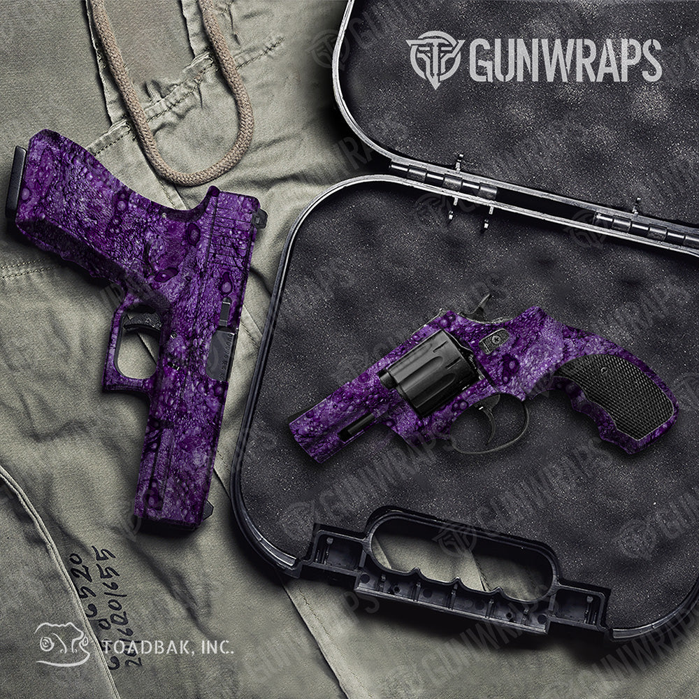Pistol & Revolver Toadaflage Purple Camo Gun Skin Vinyl Wrap Online now
