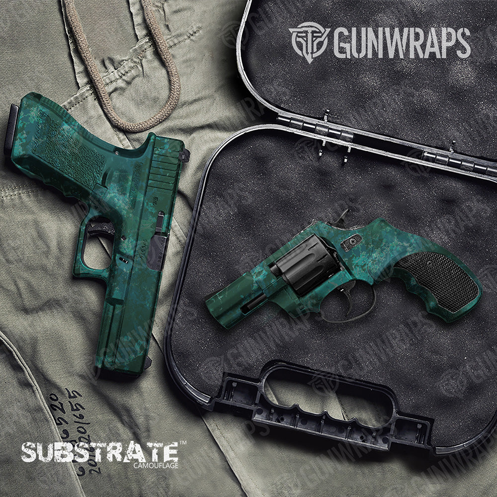 Pistol & Revolver Substrate Shellback Camo Gun Skin Vinyl Wrap Film on Sale