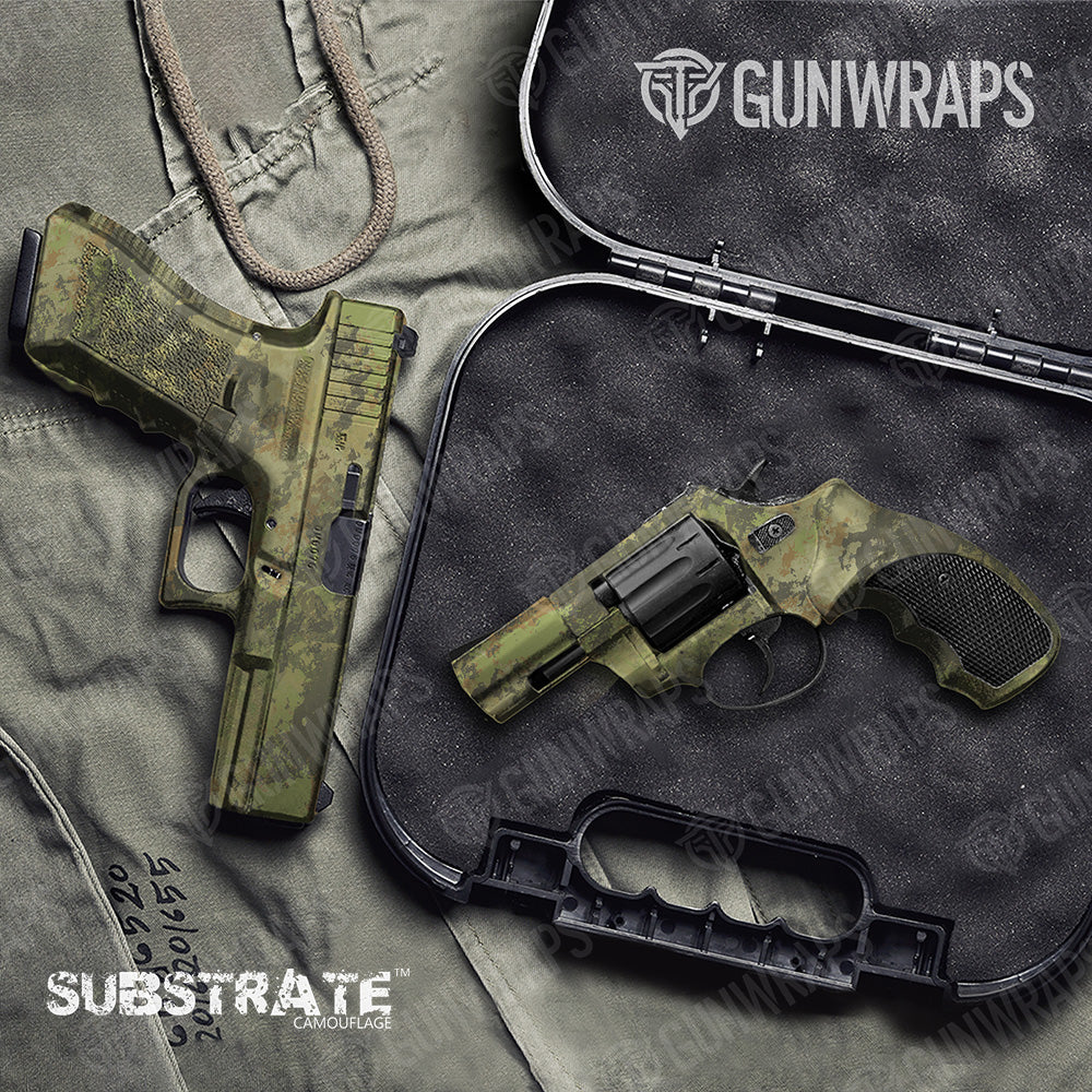 Pistol & Revolver Substrate Sydney Camo Gun Skin Vinyl Wrap Film