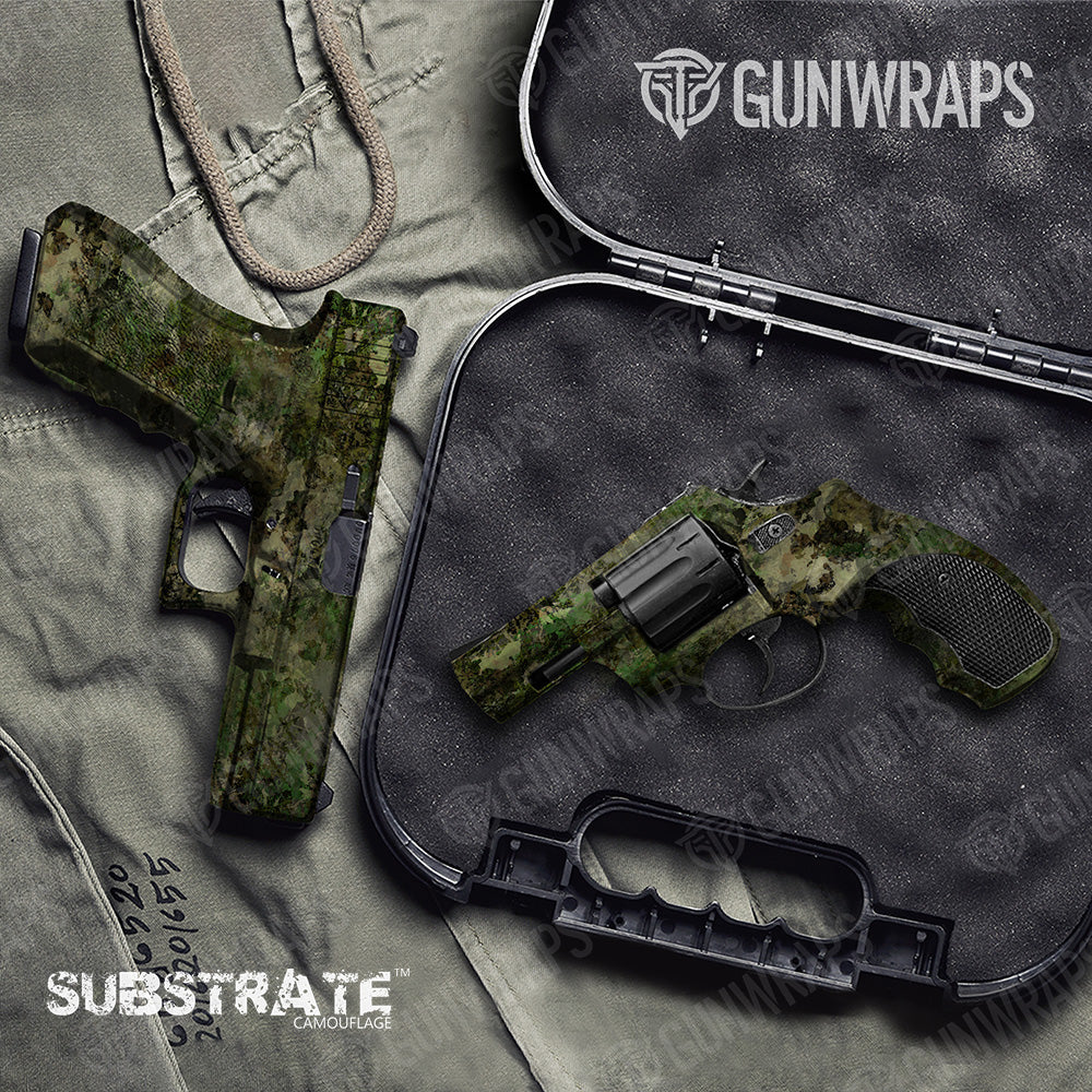 Pistol & Revolver Substrate Shroud Camo Gun Skin Vinyl Wrap Film