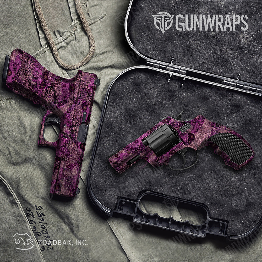 Pistol & Revolver Toadaflage Grape Jelly Camo Gun Skin Vinyl Wrap Hot on Sale