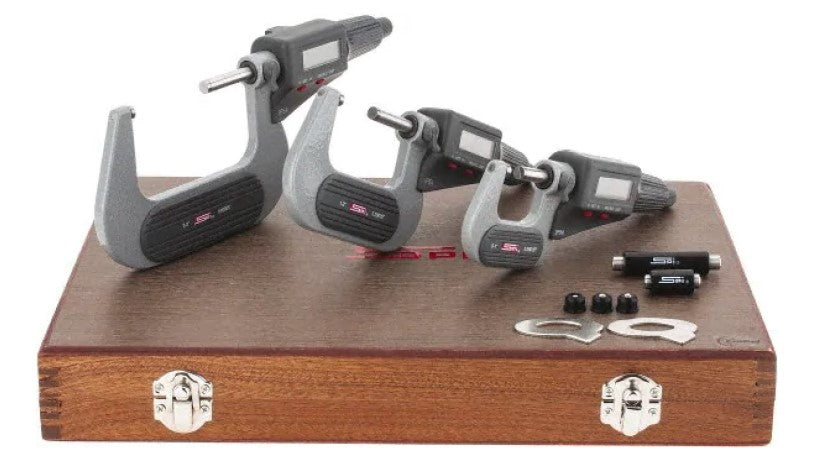 11-553-5 SPI Digital Micrometer Set 0-3″ w/Cert
