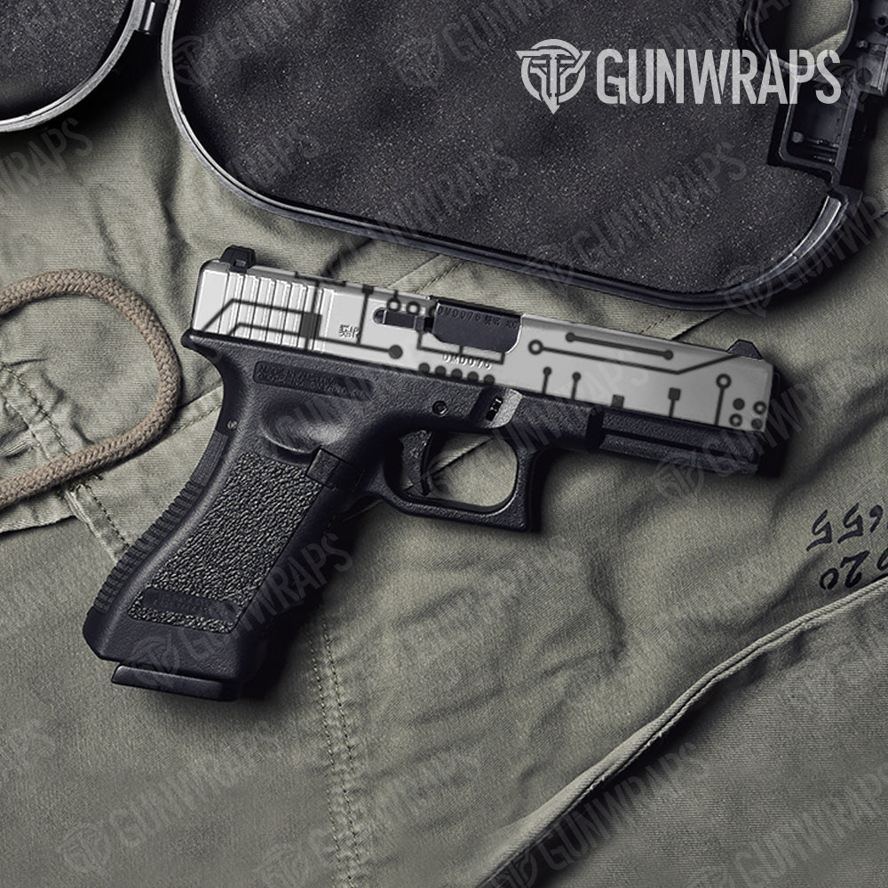 Pistol Slide Circuit Board Black Gun Skin Vinyl Wrap Sale