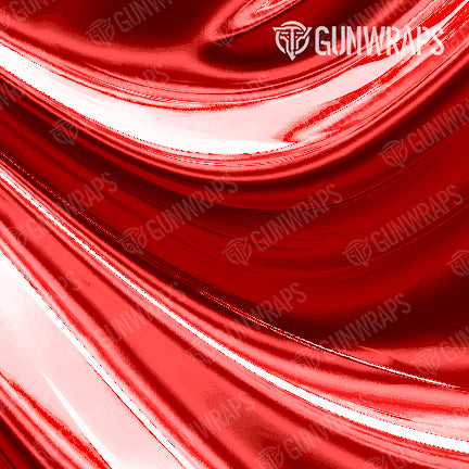 Pistol Slide Chrome Red Gun Skin Vinyl Wrap Fashion