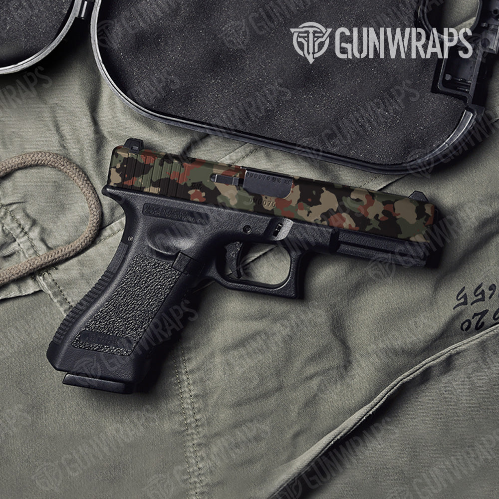 Pistol Slide Cumulus Militant Copper Camo Gun Skin Vinyl Wrap