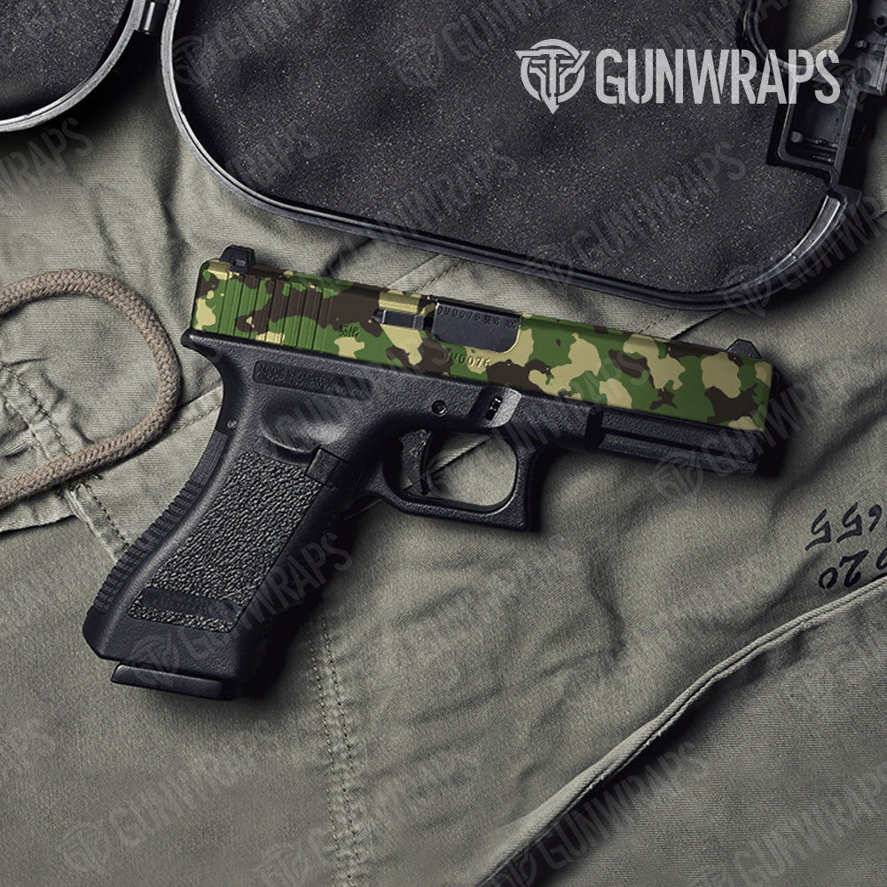 Pistol Slide Cumulus Jungle Camo Gun Skin Vinyl Wrap