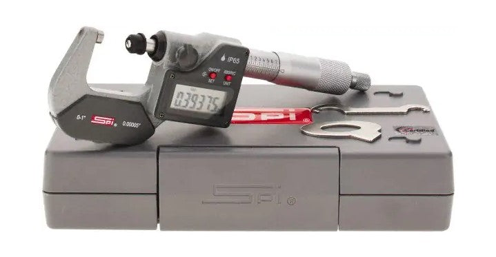 12-047-7 SPI IP65 Electronic Micrometer 0-1″ w/Cert